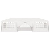 vidaXL Partytent 4x9m Wit met Zijwanden - 40% Korting!