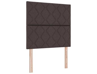 vidaXL Stoffen Hoofdbord Donkerbruin - 40% Korting