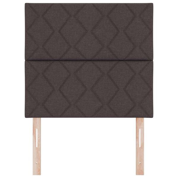 vidaXL Stoffen Hoofdbord Donkerbruin - 40% Korting