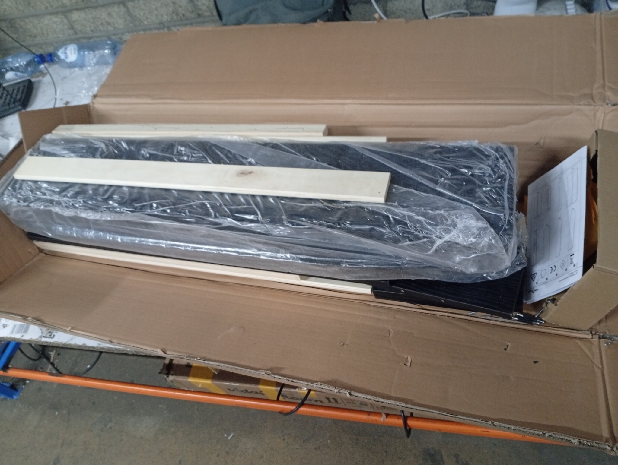 vidaXL Bedframe Zwart Eiken (75x190cm) - 55% Korting