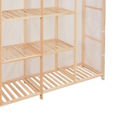 vidaXL Kledingkast Wit - 60% Korting - Geretourneerd