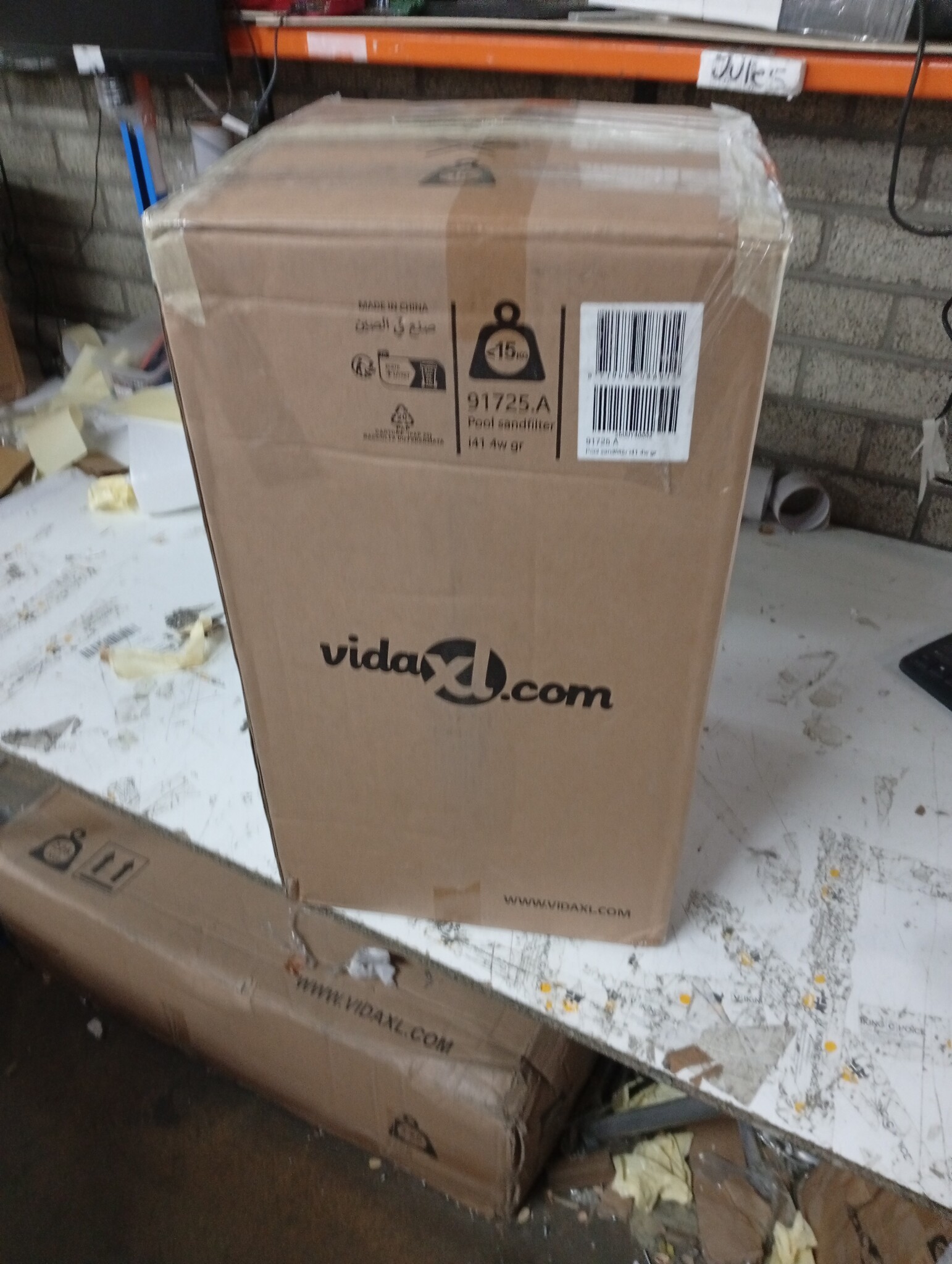 vidaXL Zwembadzandfilter 350 mm grijs - 68% korting!