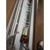 vidaXL Bedframe Metaal Wit 140x200 cm - 55% Korting!