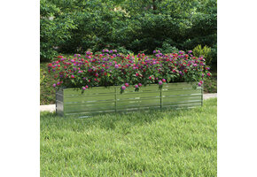 Plantenbak verhoogd vidaXL 240x40x45cm Staal - Nu 60% Korting!