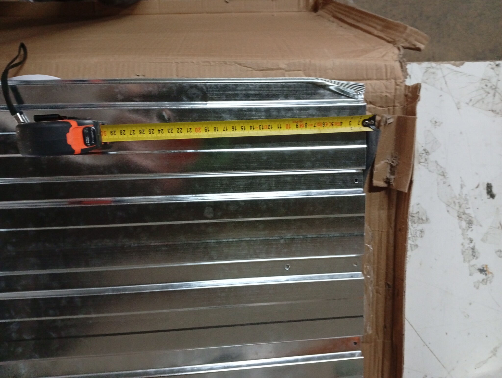 Plantenbak verhoogd vidaXL 240x40x45cm Staal - Nu 60% Korting!