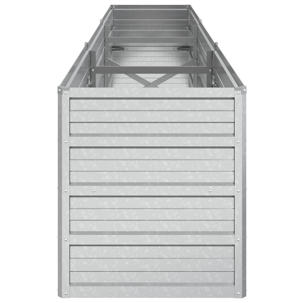 Plantenbak verhoogd vidaXL 240x40x45cm Staal - Nu 60% Korting!