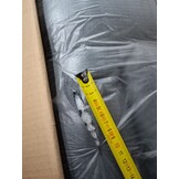 vidaXL Fauteuil Verstelbaar Stof Donkergrijs - 60% Korting