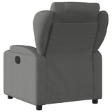 vidaXL Fauteuil Verstelbaar Stof Donkergrijs - 60% Korting