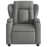 vidaXL Fauteuil Verstelbaar Stof Donkergrijs - 60% Korting