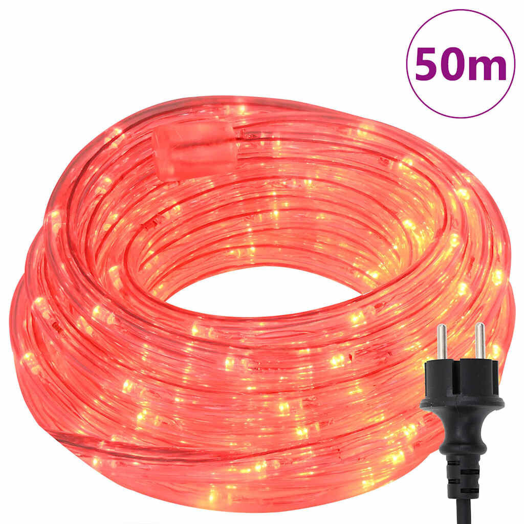 vidaXL Touwenlicht Rood 50m - 1200 LED (40% Korting)
