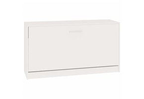 vidaXL Schoenenrek Hoogglans Wit - 55% Korting!