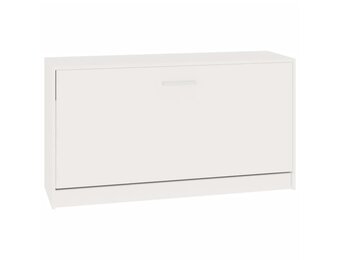 vidaXL Schoenenrek Hoogglans Wit - 55% Korting!