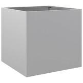 vidaXL Plantenbakken 2 st 42x40x39 cm Gegalvaniseerd Staal - 40% Korting