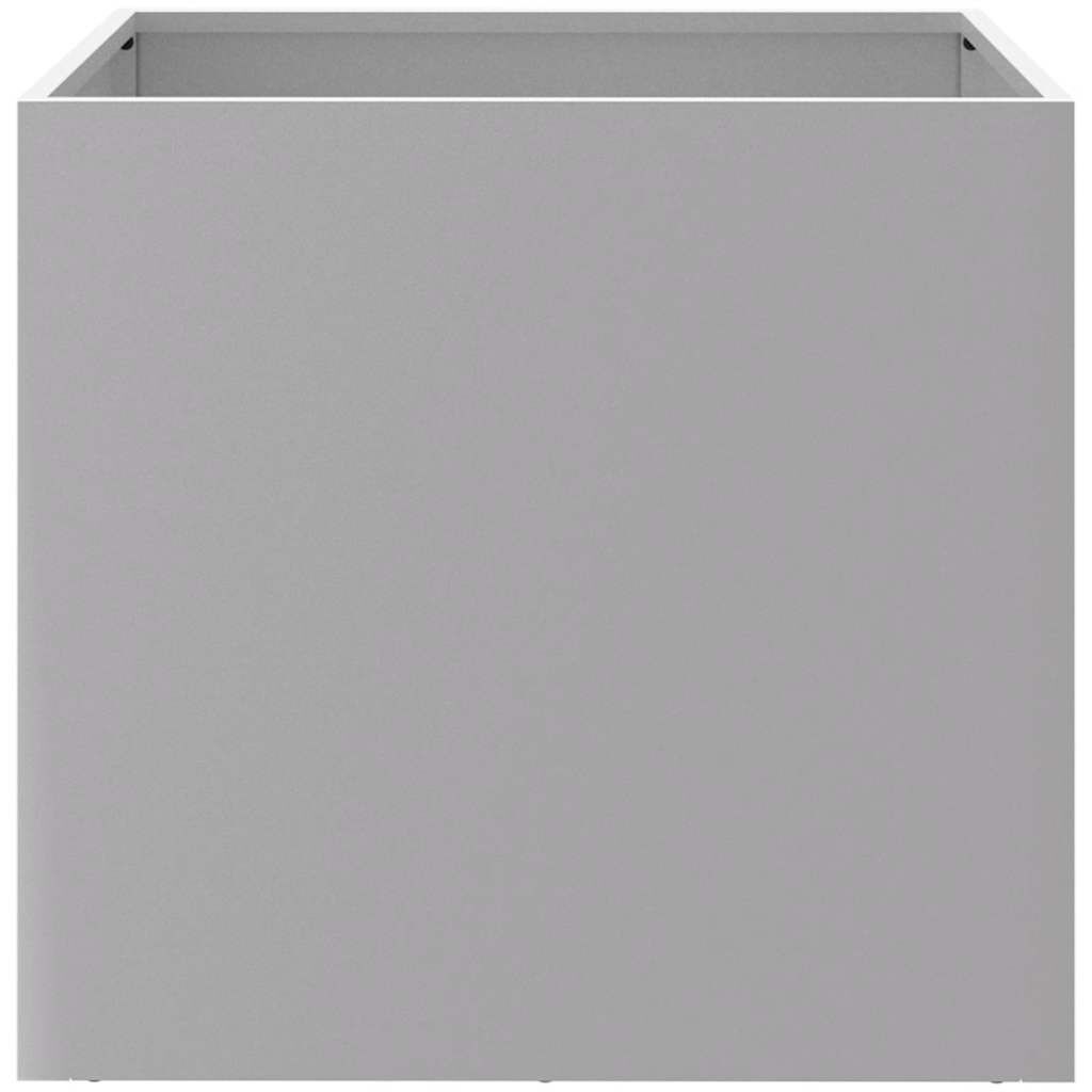vidaXL Plantenbakken 2 st 42x40x39 cm Gegalvaniseerd Staal - 40% Korting