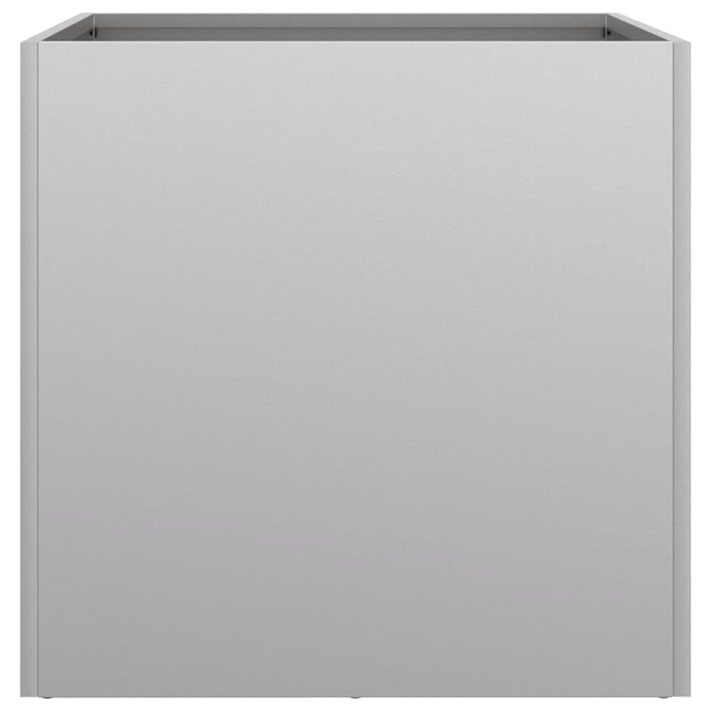 vidaXL Plantenbakken 2 st 42x40x39 cm Gegalvaniseerd Staal - 40% Korting