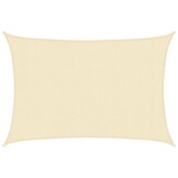 vidaXL Zonnezeil 3x4,5m HDPE Crème - 40% Korting!