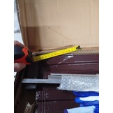 vidaXL Verhoogde Plantenbak 320x80x77 cm Gegalvaniseerd Staal Bruin - 55% Korting