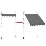 vidaXL Luifel Handmatig Uittrekbaar 200 cm Antraciet - 46% Korting!