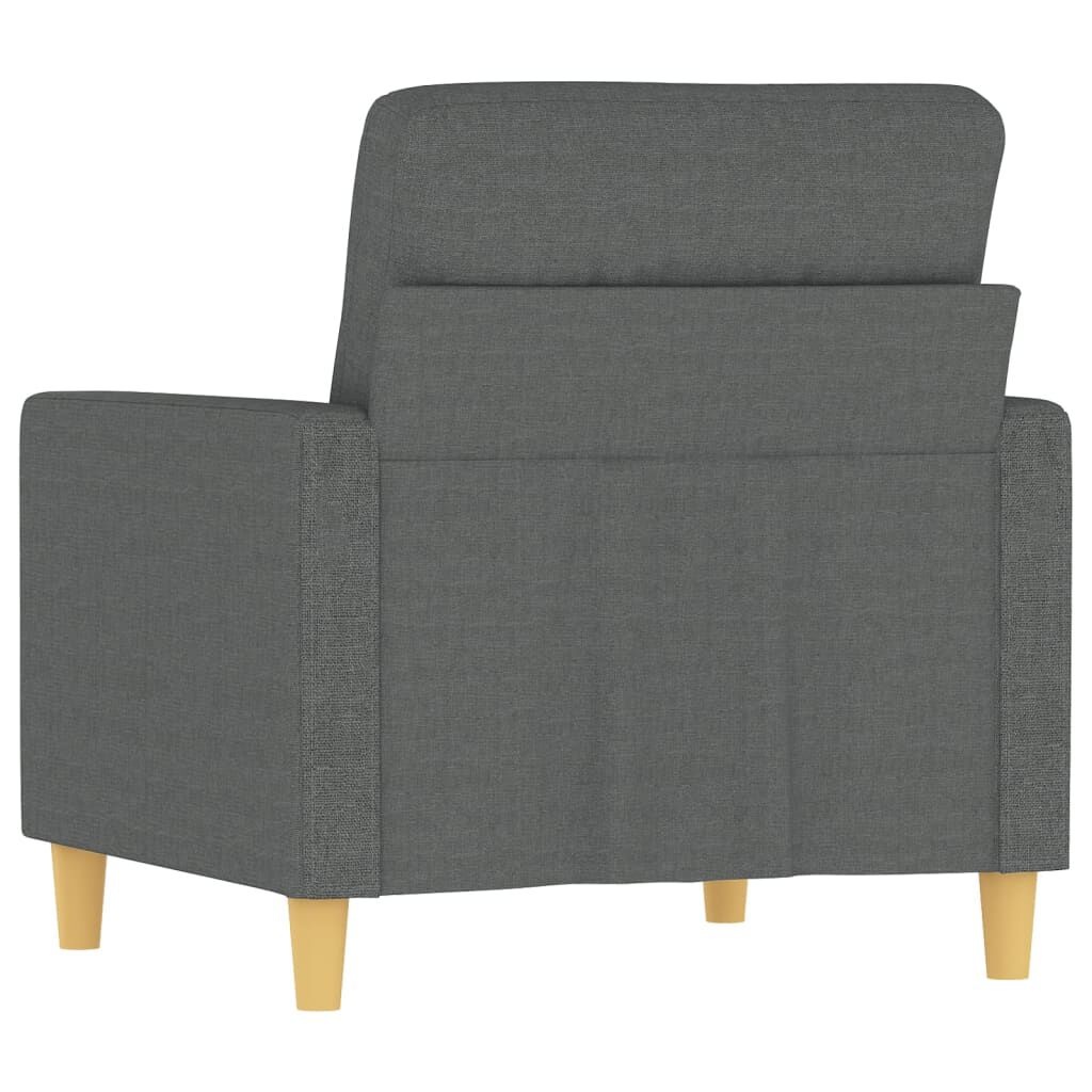 VidaXL Fauteuil 60 cm Stoffen Donkergrijs - 46% Korting!