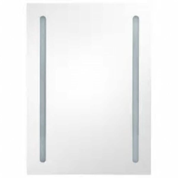 VidaXL Badkamerkast met Spiegel & LED - 50x13x70 cm - Nu 55% Korting!