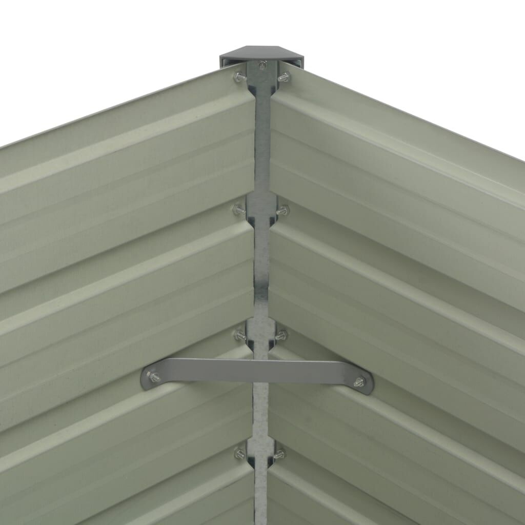 Plantenbak verhoogd vidaXL 100x100x77cm Antraciet - 40% Korting