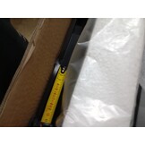 vidaXL Tuinpoort Zwart (105x175cm) - 55% Korting!