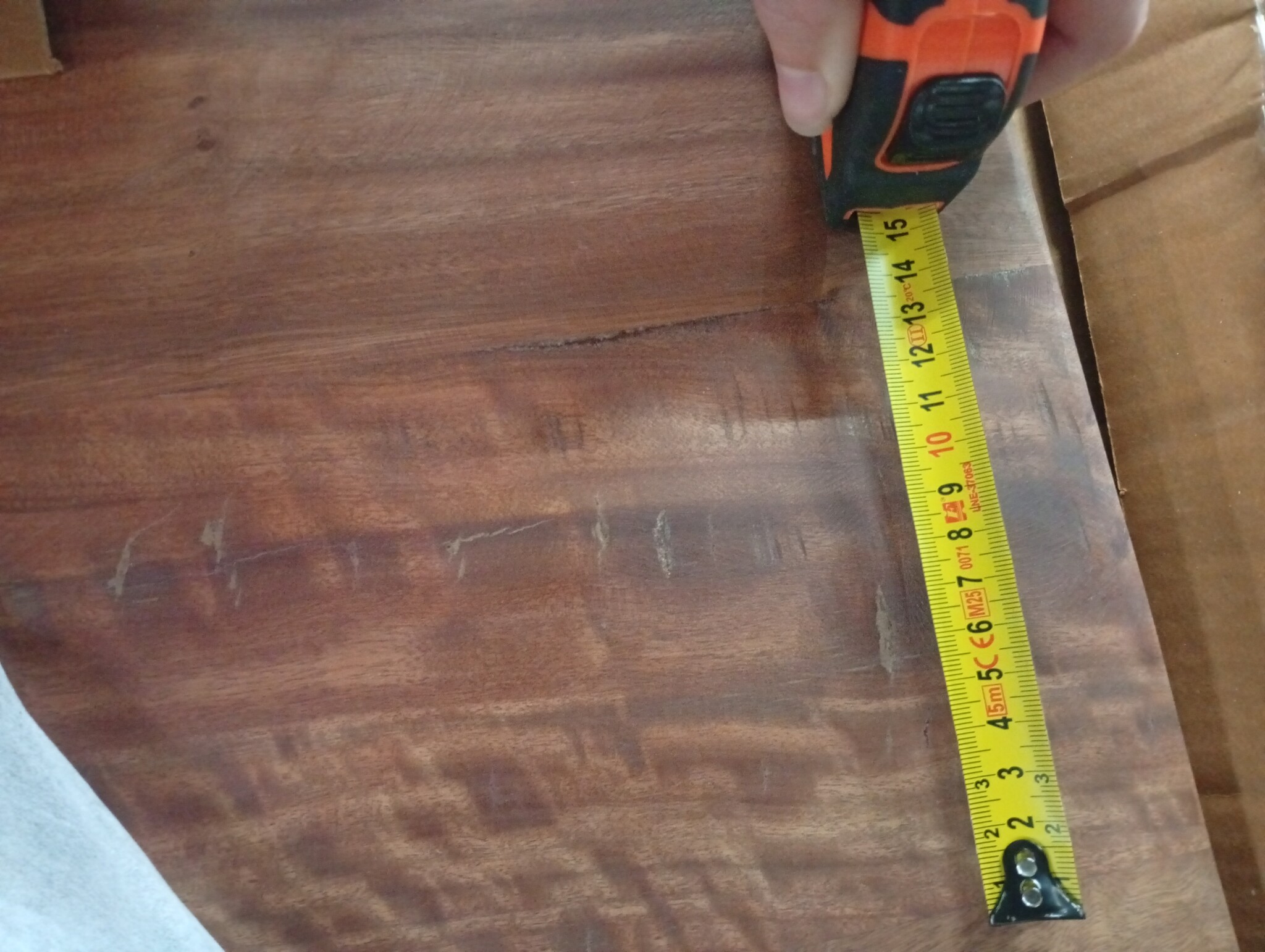 vidaXL Tafelblad Acaciahout - 55% Korting! 120x40cm Natuurlijke Rand