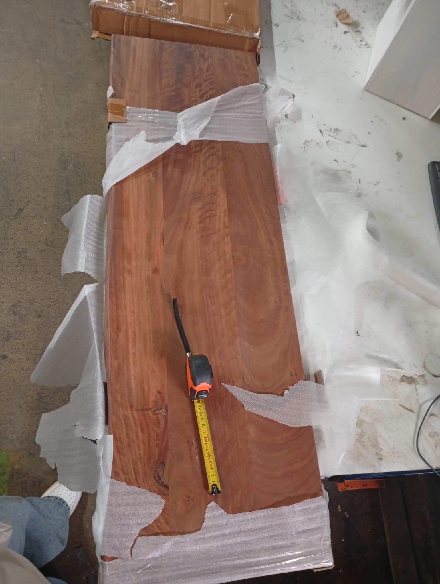 vidaXL Tafelblad Acaciahout - 55% Korting! 120x40cm Natuurlijke Rand