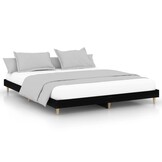 vidaXL Bedframe 180x200 cm Spaanplaat Zwart - 60% Korting!