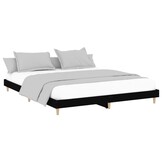 vidaXL Bedframe 180x200 cm Spaanplaat Zwart - 60% Korting!