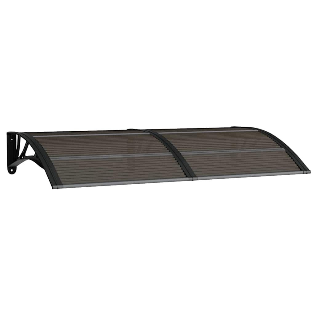 vidaXL Deurluifel 150x75 cm Polycarbonaat Zwart | Nu 40% Korting!