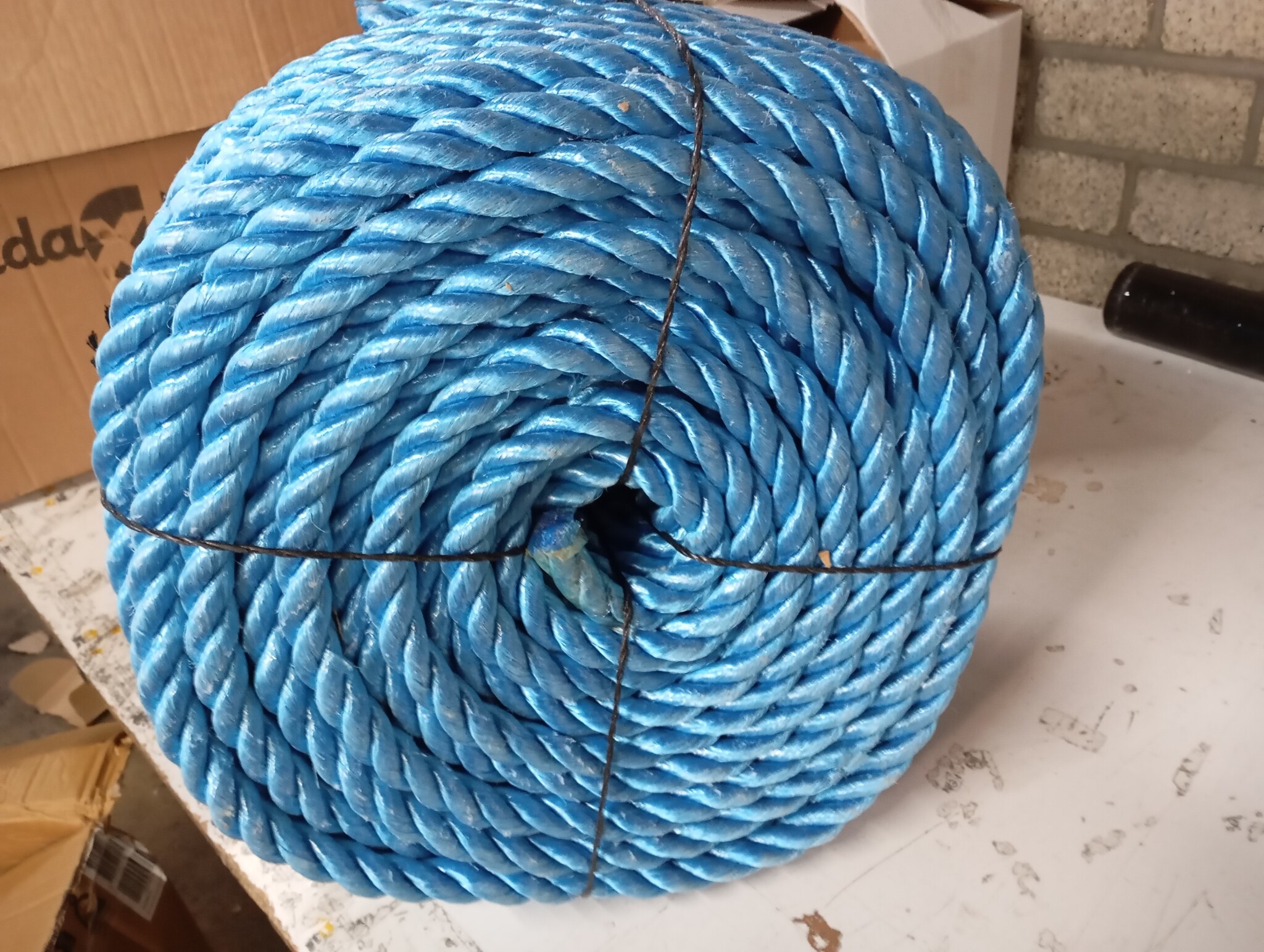 vidaXL Werktouw Polypropeen Blauw (100m, 24mm) - 55% Korting!