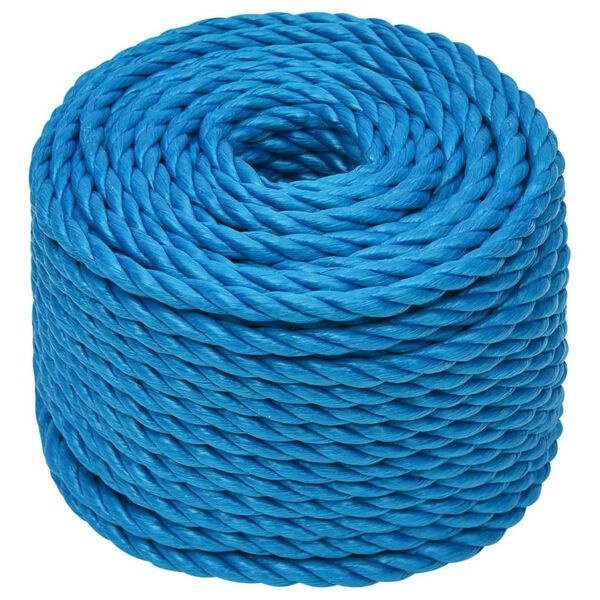 vidaXL Werktouw Polypropeen Blauw (100m, 24mm) - 55% Korting!