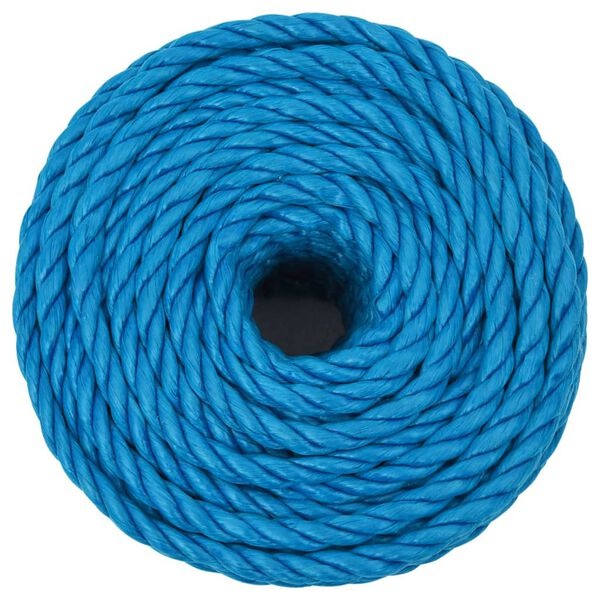 vidaXL Werktouw Polypropeen Blauw (100m, 24mm) - 55% Korting!