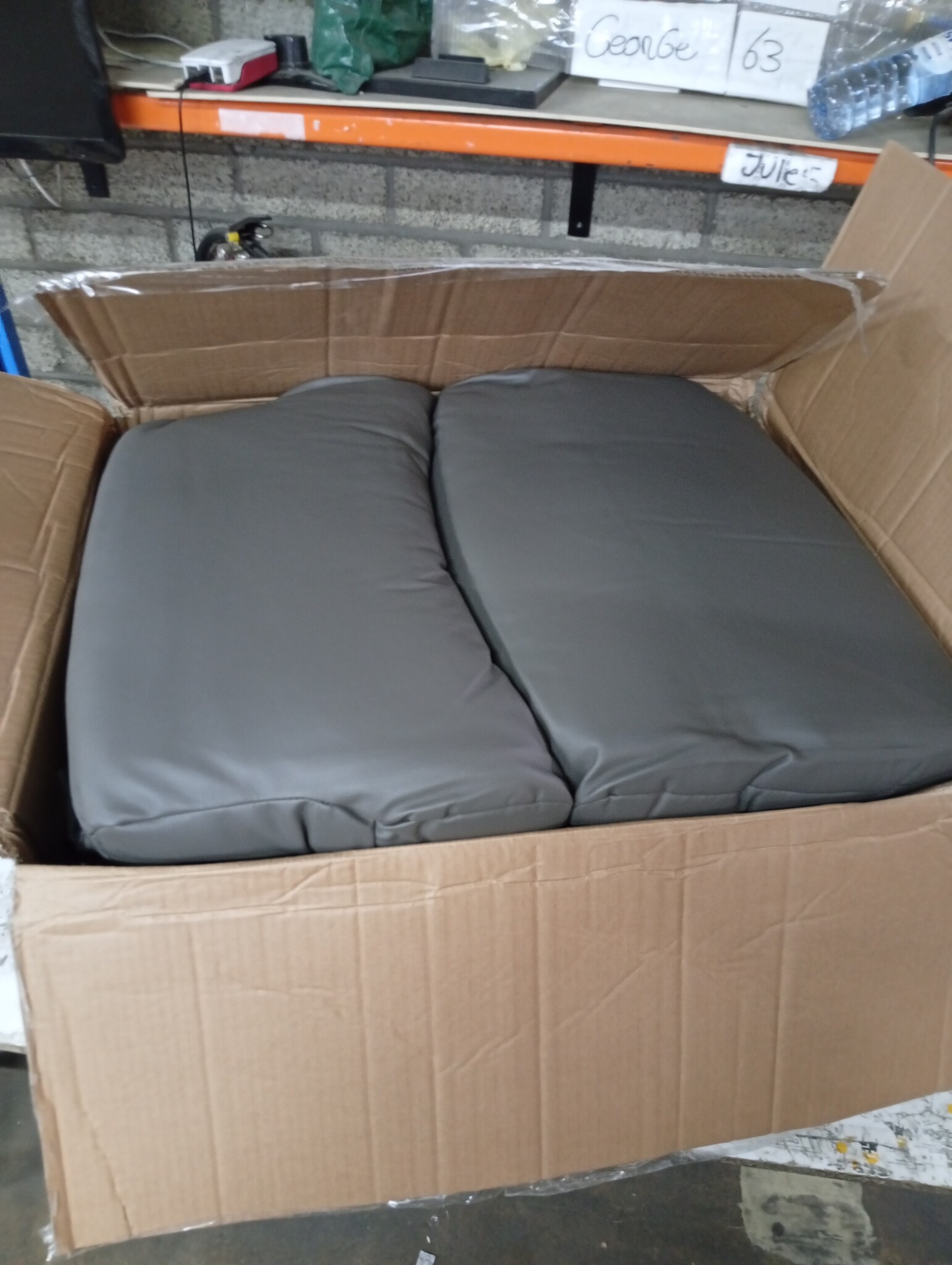 vidaXL Massagestoel - 55% Korting! Verstelbaar Kunstleer Grijs