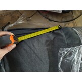 vidaXL Massagestoel Verstelbaar Stof Donkergrijs - 55% Korting