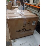 vidaXL Fauteuil Inklapbaar Kunstleer Crème - 60% Korting!