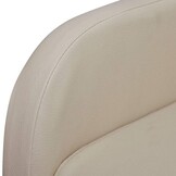 vidaXL Fauteuil Inklapbaar Kunstleer Crème - 60% Korting!