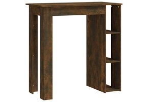 vidaXL Bartafel Gerookt Eiken - 55% Korting!