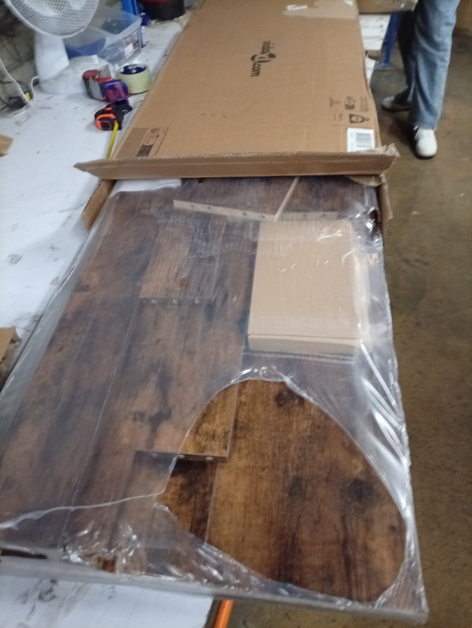 vidaXL Bartafel Gerookt Eiken - 55% Korting!