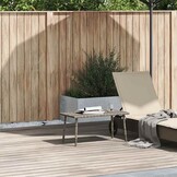 vidaXL Tuin Salontafel Poly Rattan Grijs - 35% Korting!
