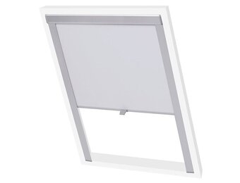 vidaXL Rolgordijn Verduisterend Wit CK04 - 40% Korting