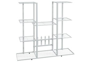 VidaXL Bloemenstandaard IJzer Wit - 76% Korting!