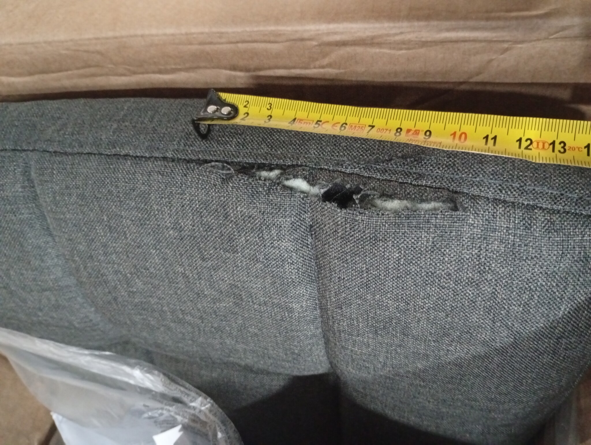 vidaXL Eetkamerstoel stof donkergrijs - Nu met 60% korting!