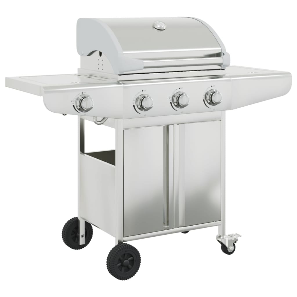 vidaXL Gasbarbecue 4 Branders RVS (40% Korting!)