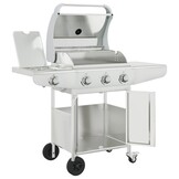 vidaXL Gasbarbecue 4 Branders RVS (40% Korting!)