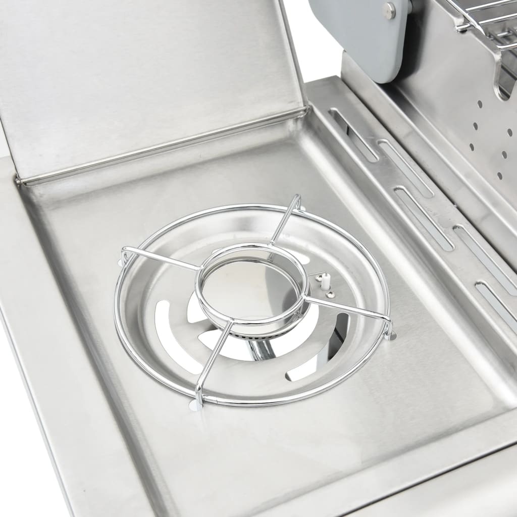 vidaXL Gasbarbecue 4 Branders RVS (40% Korting!)