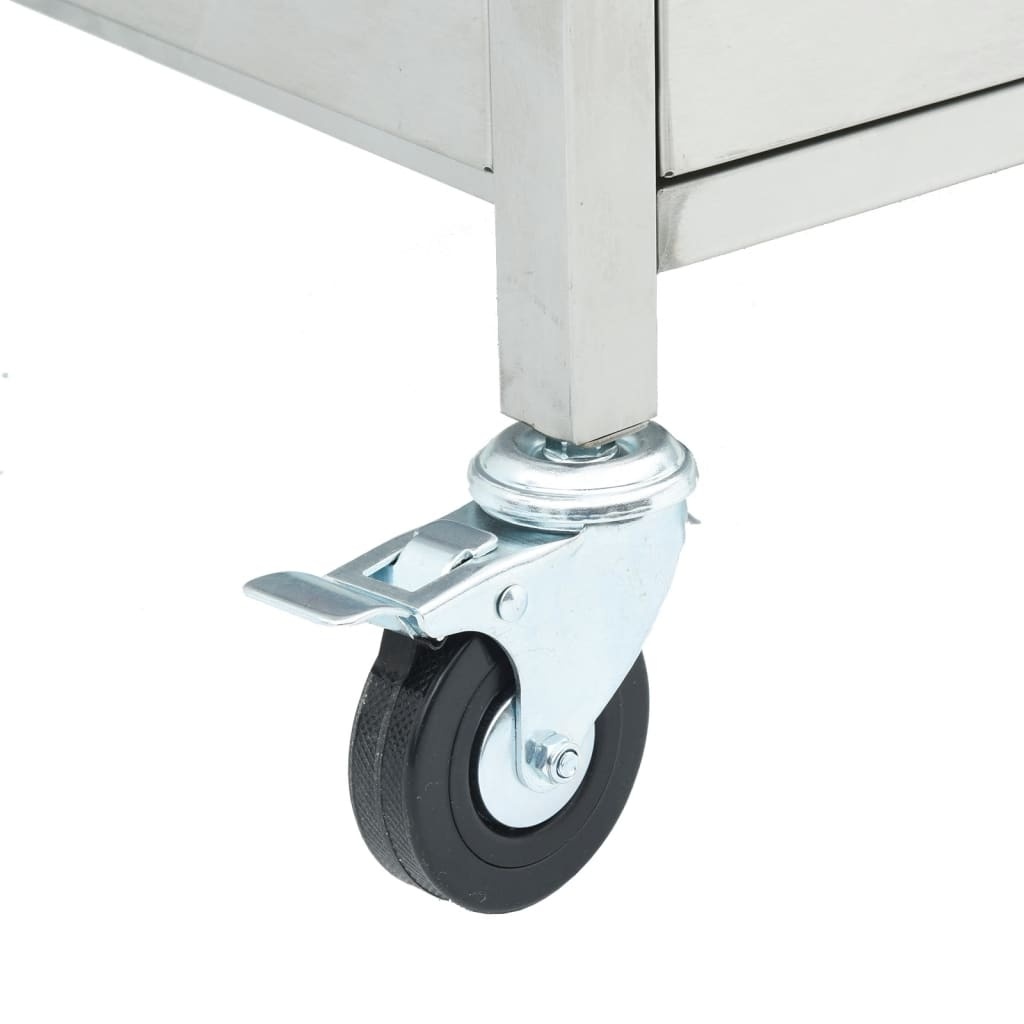 vidaXL Gasbarbecue 4 Branders RVS (40% Korting!)