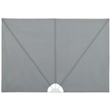 vidaXL Inklapbaar Terrasscherm 400x200cm Grijs - 40% Korting!