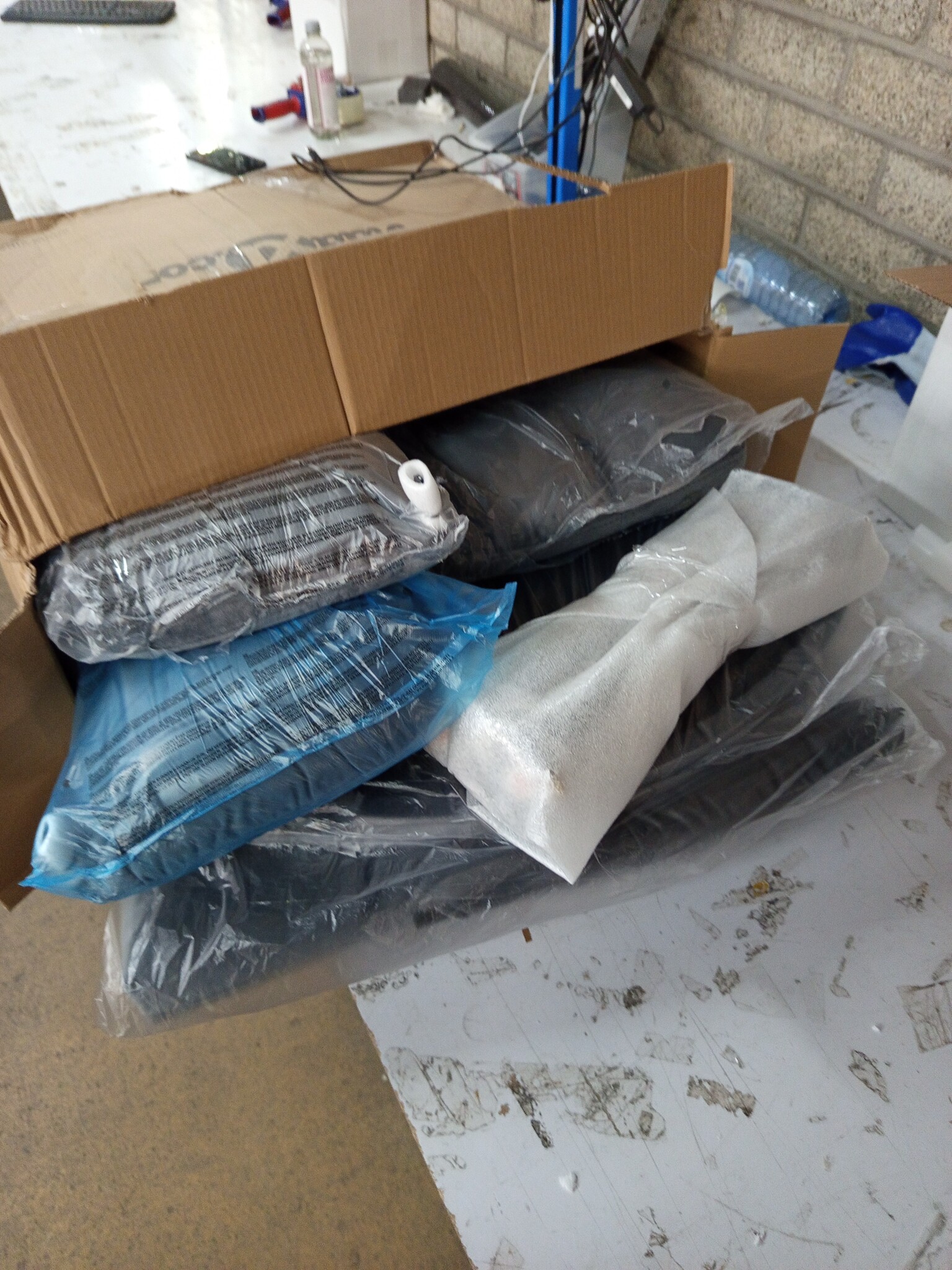 vidaXL Relaxstoel + Voetenbank Fluweel Donkergrijs - 60% Korting!